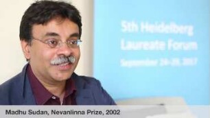 5th HLF – Interviews with mathematics and computer science laureates: Madhu Sudan