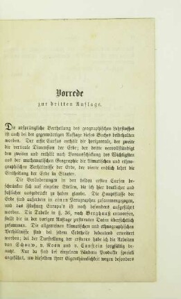 Vorrede zur dritten Auflage
