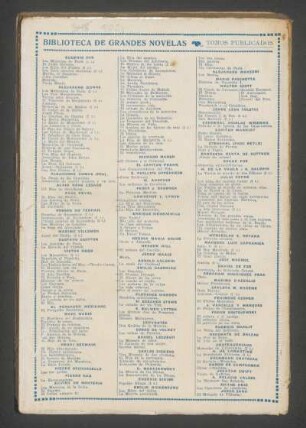 "Biblioteca de Grandes Novelas": tomos publicados