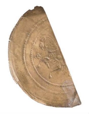 Münze, Brakteat (Hälbling), um 1200