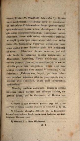 Diss. inaug. med. de trismo recens natorum