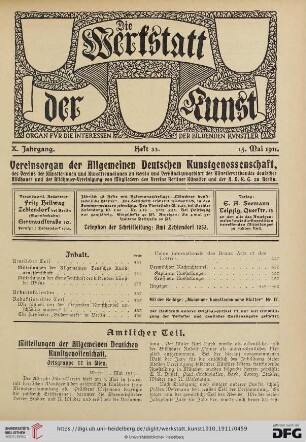 Heft 33 (15. Mai 1911)