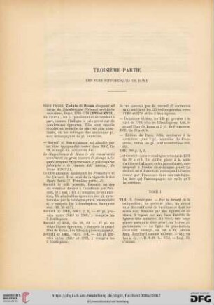 Troisième Partie (Nr. 719 - 853)