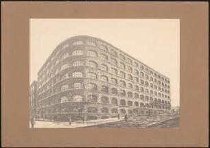 Fabrik Sigmund Goeritz AG, Chemnitz: Perspektivische Ansicht (von Inv.Nr. 3115)