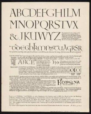 Plate 5. "Versal" Letters