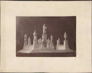 Worms, Lutherdenkmal, Gipsbozzetto.