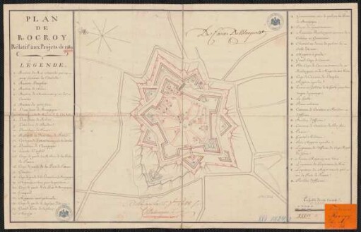Plan de Rocroy : rélatif aux projets de 1789