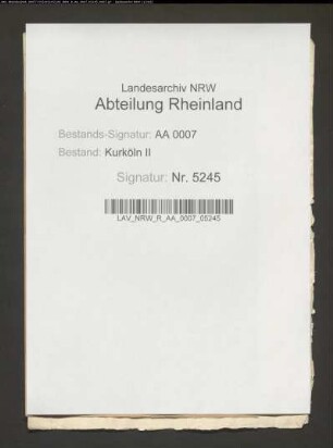 Kontrolle der Beseher zu Zons, Rheinberg und Kaiserswerth