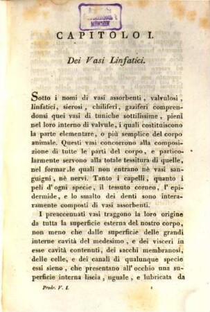 Prodromo della grande anatomia, 1