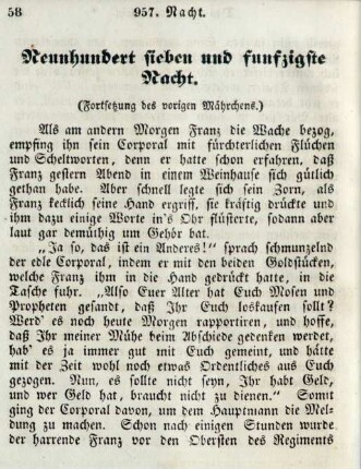 Neunhundert sieben und funfzigste Nacht