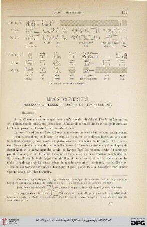 4: Leçon d'ouverture : professée à l'École du Louvre le 7 décembre 1885, [1]