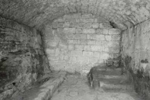 Königstein. Festung. Friedrichsburg. Kasematte, Raum mit erhöhter Ecke