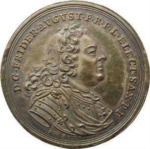 Kurfürst Friedrich August II. - Huldigung von Dresden