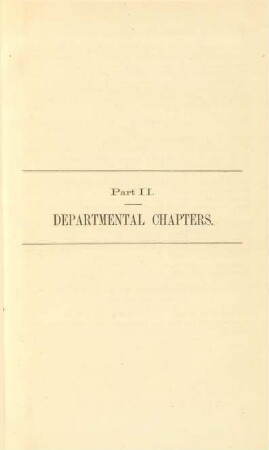 Part II. Departmental chapters