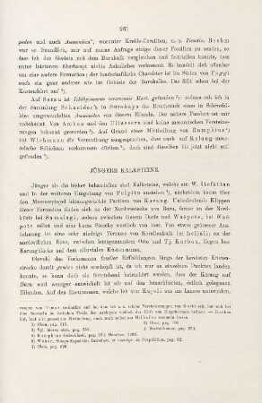 Jüngere Kalksteine