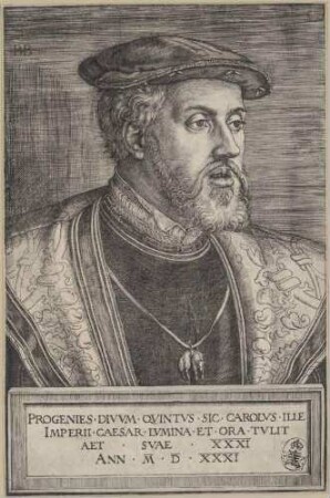 Bildnis Karl V. (1500-1558), Kaiser des Heiligen Römischen Reiches