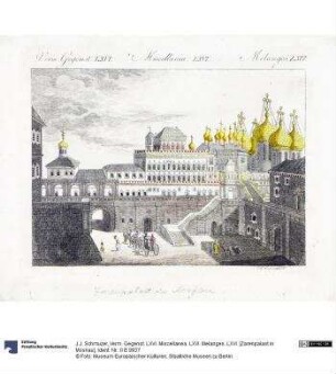 Verm. Gegenst. LXVI. Miscellanea. LXVI. Melanges. LXVI. [Zarenpalast in Moskau]