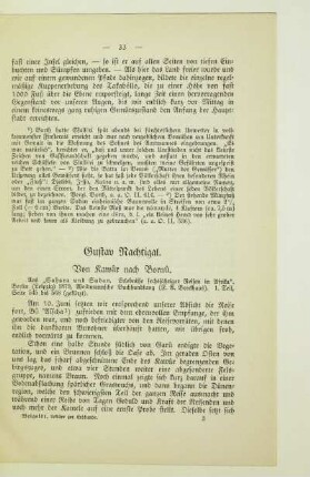Gustav Nachtigal. Von Kawâr nach Bornû