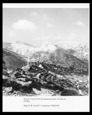 Landschaft mit einsam gelegener Kirche bei Chalkis
