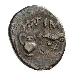 Münze, Quinar, 43 - 42 v. Chr.