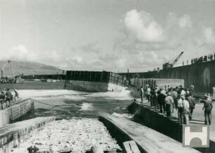 Hafenbau Ponta Delgada Azoren, Portugal, 1937-1943