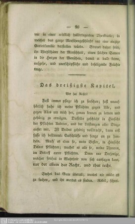 Das dreißigste Kapitel