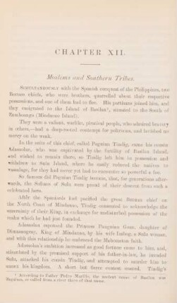 Chapter XII. Moslems and southern tribes