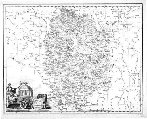 28. KARTA RJAZANSKAGO NAMESTNICESTVA / Socin. Al. Vildbrecht. Gr. A. Savinkov