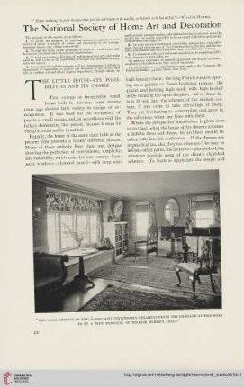 The little house:  its possibilities and its charms