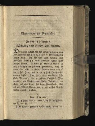 Voruebungen zur Raumlehre
