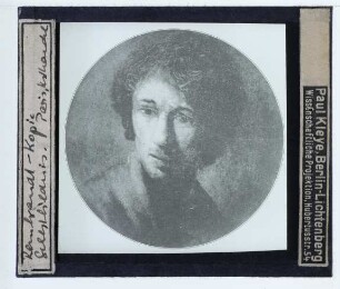 Rembrandt (Nachfolge), Büste eines jungen Mannes (Warschau NM 185966)