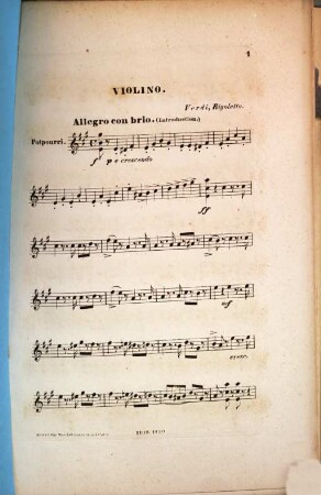 Potpourris : pour un violon avec guitarre, 13. Die Jüdin