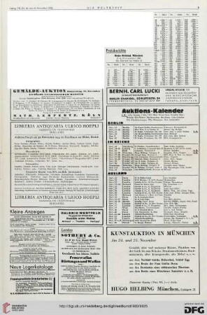Nr. 46 (12. Nov. 1933), S. 3: Preisberichte