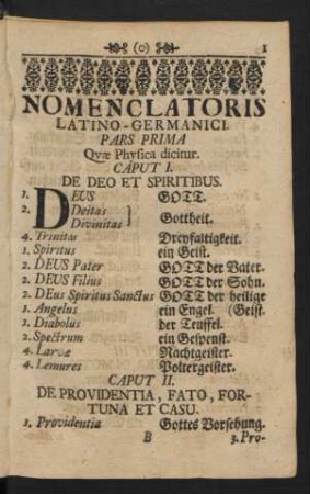 Pars Prima. Quae Physica dicitur.