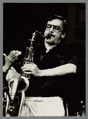 Harry Sokal : Portrait des Jazzmusikers (Saxophon) Harry Sokal bei der Jazzbühne Berlin in der Volksbühne Berlin