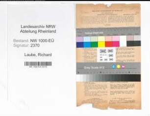 Entnazifizierung Richard Laube, geb. 24.02.1892 (Krim.Sekretaer)