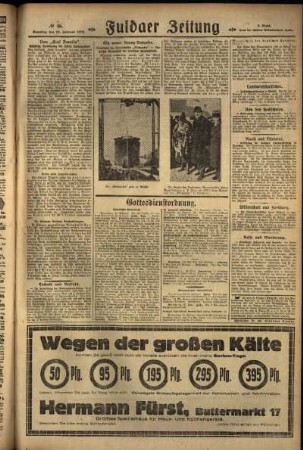 Dritte Ausgabe vom Samstag, den 23. Februar 1929.