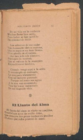 El llanto del alma