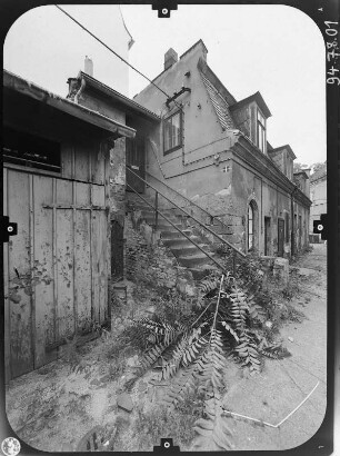 Dresden-Neustadt, Bautzner Straße 6. Hinterhaus. Eingangsseite
