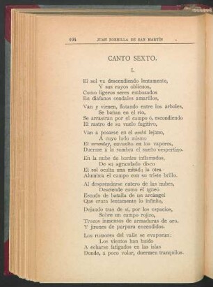 Canto sexto