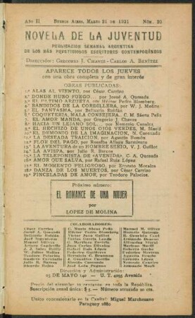 1921002000: Un idilio salvaje