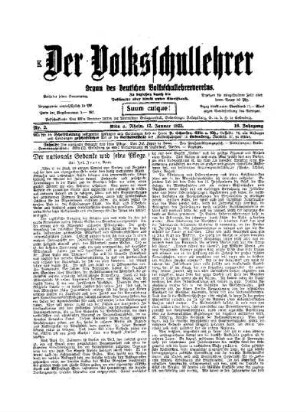 Der nationale Gedanke und seine Pflege
