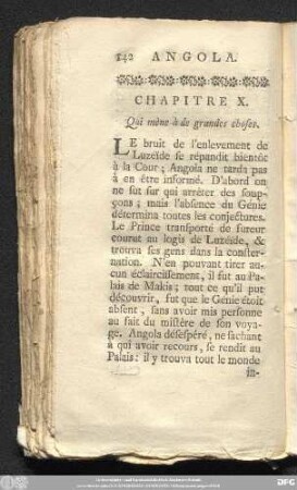 Chapitre X. Qui mène à de grandes choses.