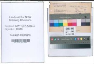 Entnazifizierung Hermann Kuester , geb. 00.00.0000 (Foerster)