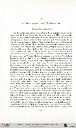 II. Auflebungszeit und Reformation