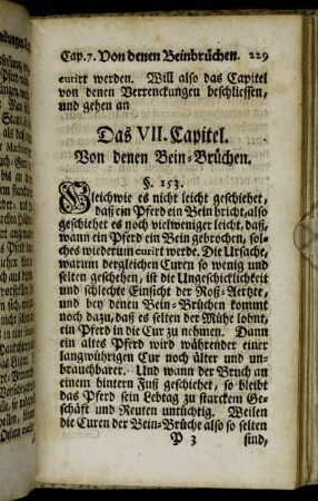Das VII. Capitel. Von denen Bein-Brüchen.