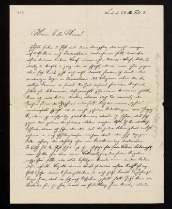 Brief an Mama, 28.02.1911, Lindi