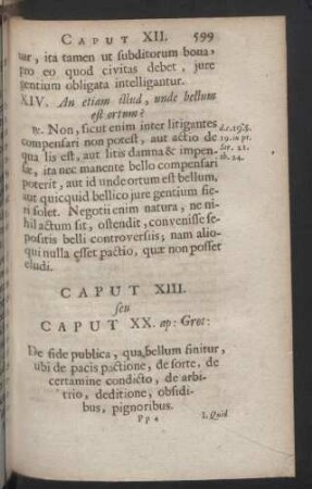 Caput XIII. - XV.