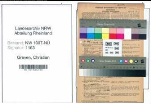 Entnazifizierung Christian Greven , geb. 29.04.1913 (Schuhmacher)