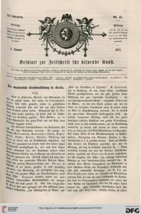 Heft 15 (8. Januar 1877)